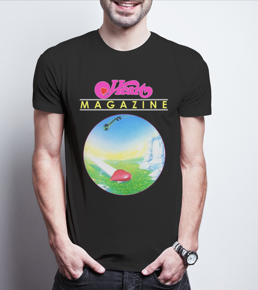 Heart Magazine 1977 Album Cover Art T-Shirt