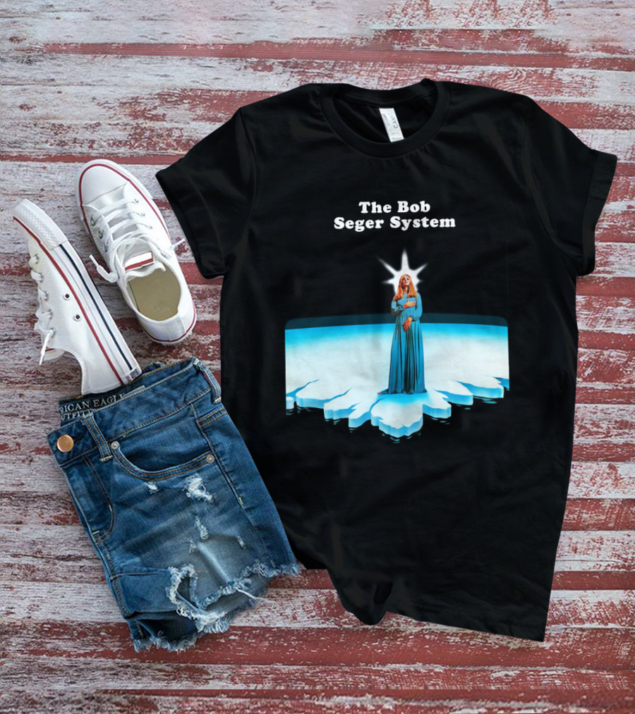 The Bob Seger System Blue Figure Radiant Island T-Shirt