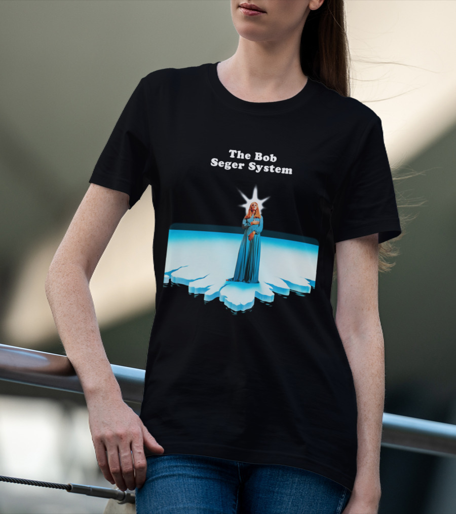 The Bob Seger System Blue Figure Radiant Island T-Shirt