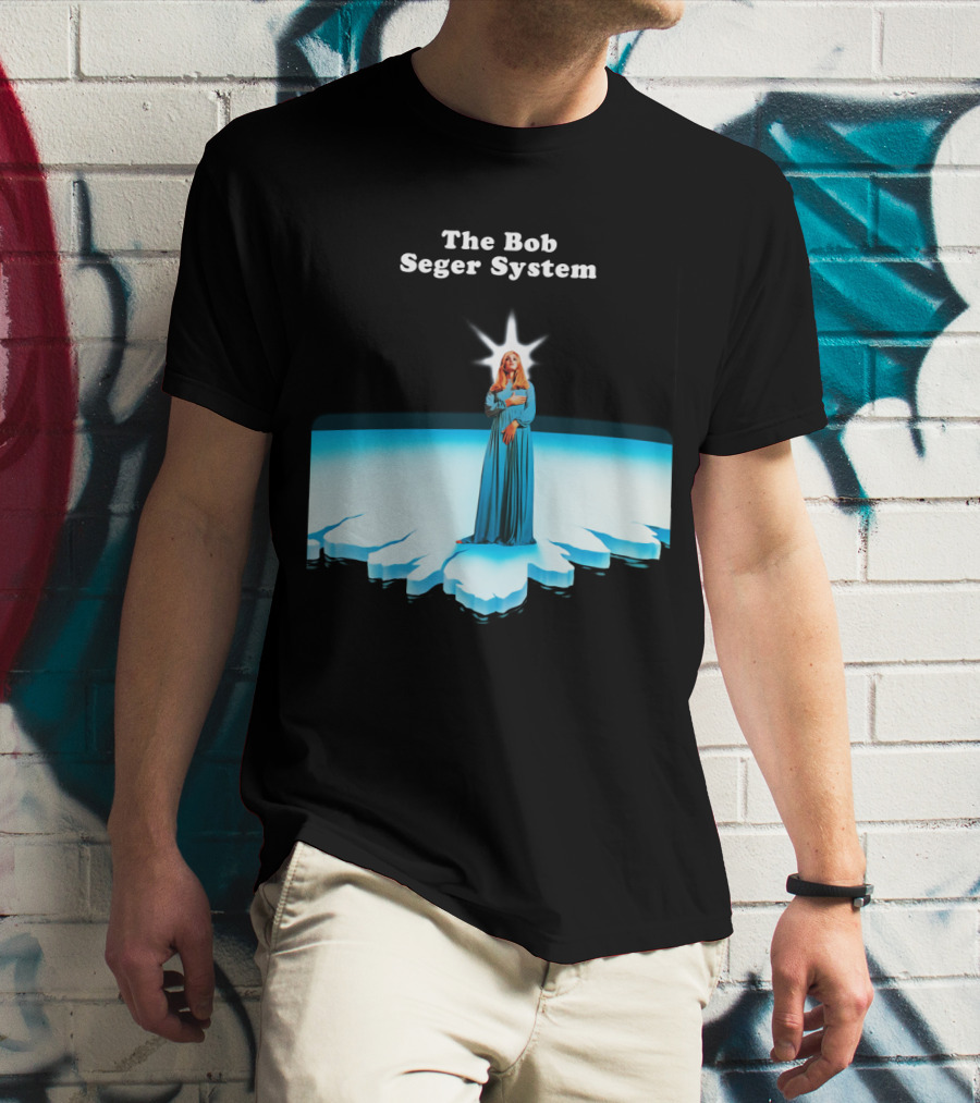 The Bob Seger System Blue Figure Radiant Island T-Shirt