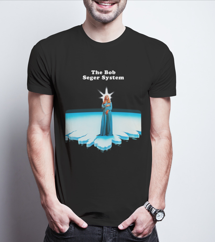 The Bob Seger System Blue Figure Radiant Island T-Shirt
