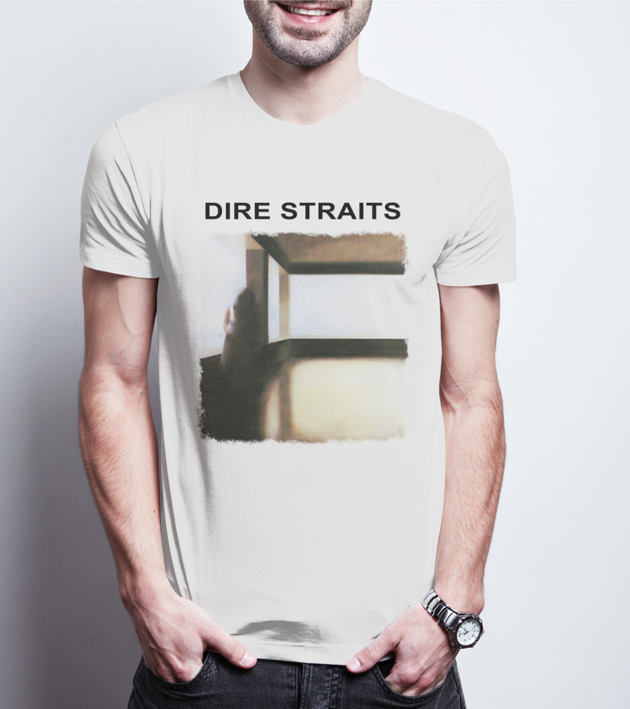 Dire Straits Album Art Minimalist Abstract T-Shirt