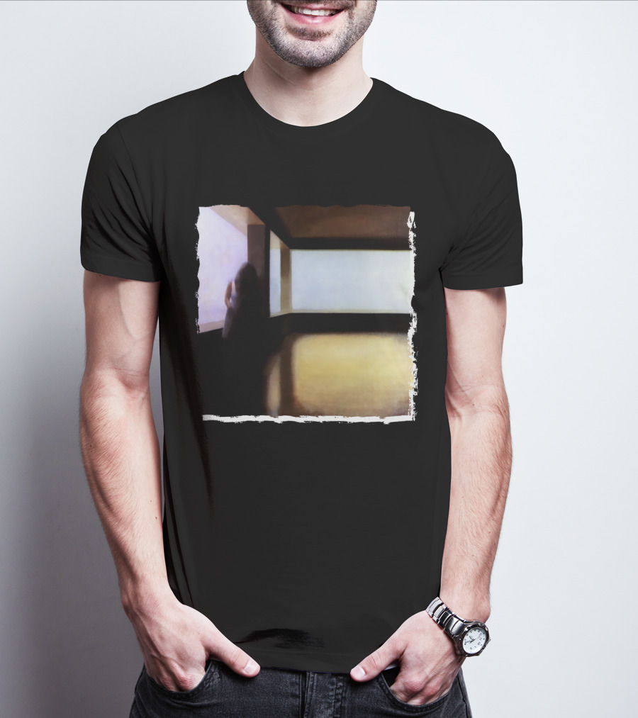 Mysterious Shadow By The Window T-Shirt