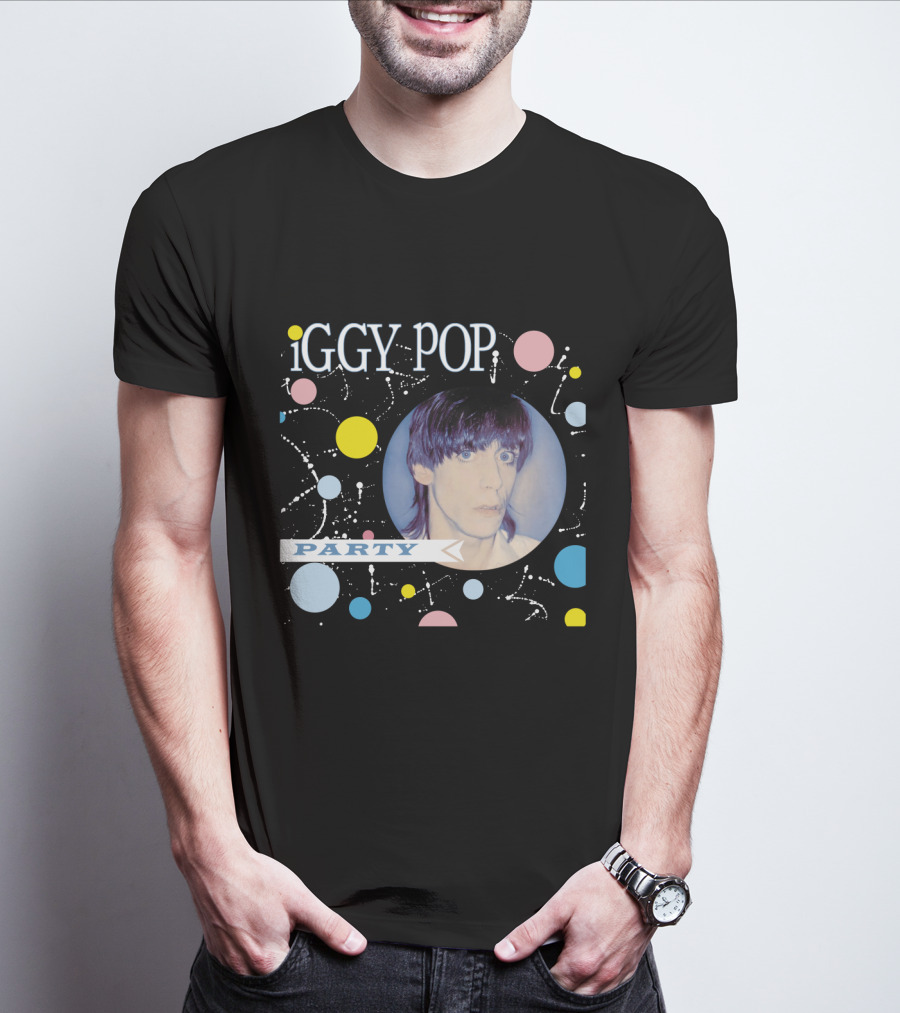 Iggy Pop Party Album Art Tsg T-Shirt