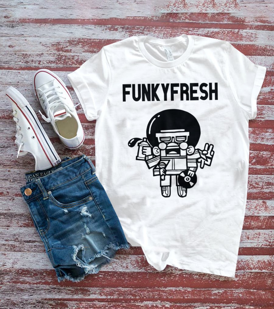 Funkyfresh Atcq 31 Hip Hop Character Art T-Shirt