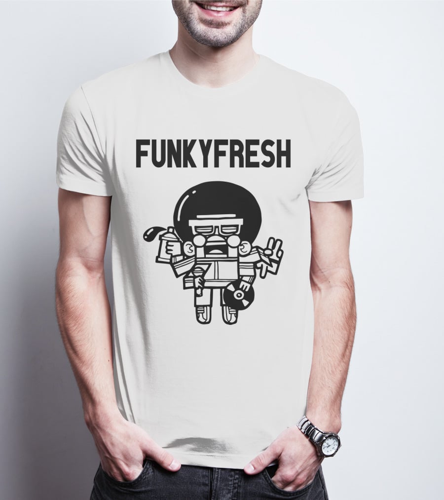 Funkyfresh Atcq 31 Hip Hop Character Art T-Shirt