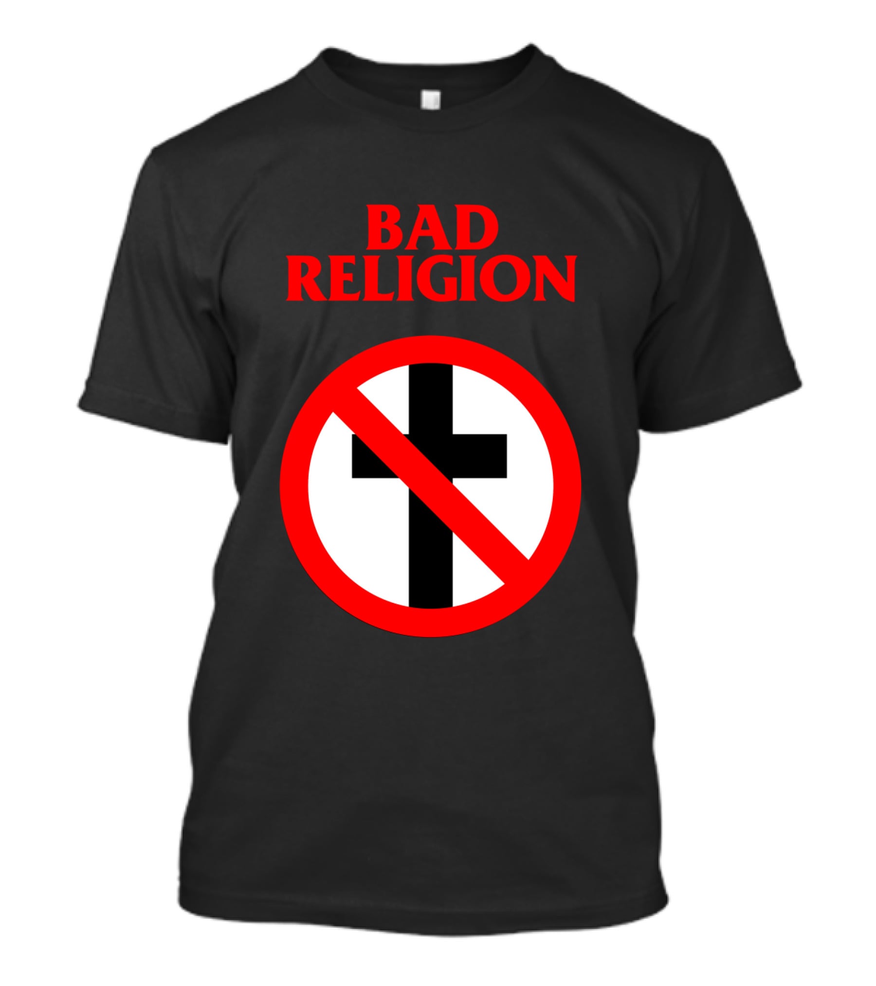 Bad Religion No Cross Symbol Iconic Punk Band T-Shirt