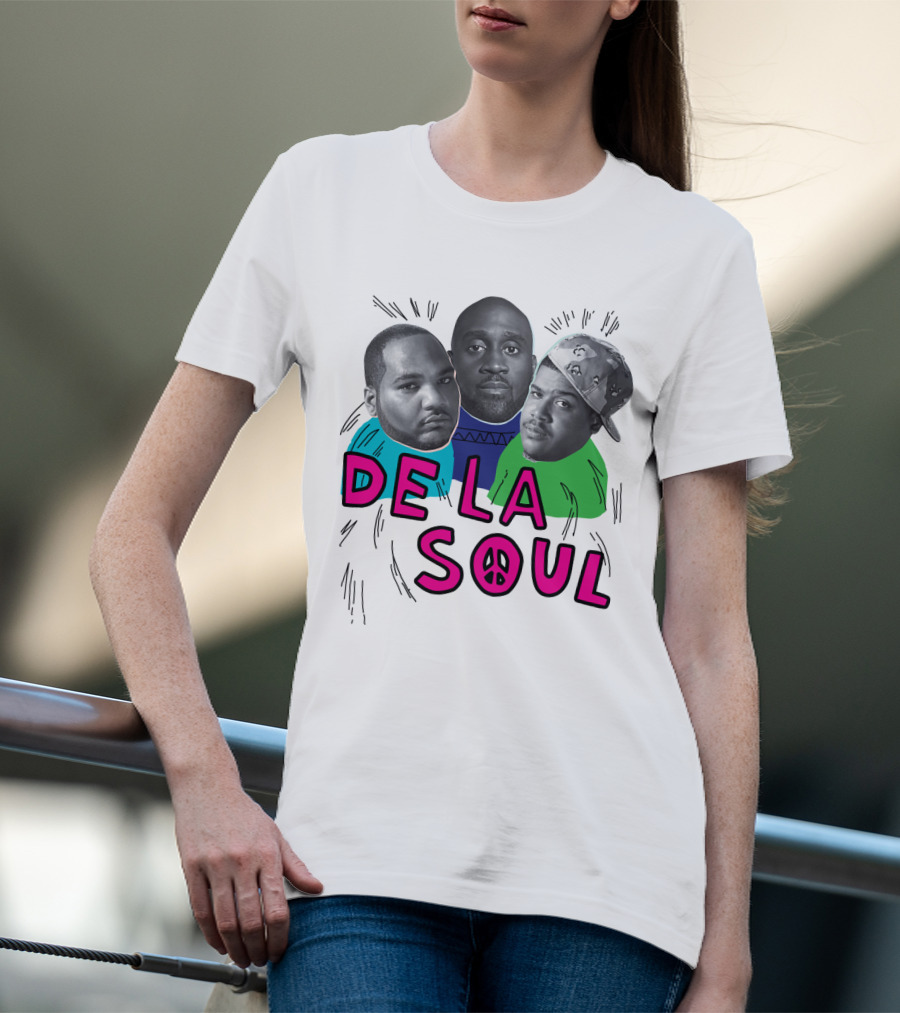 De La Soul Trio Portrait With Peace T-Shirt