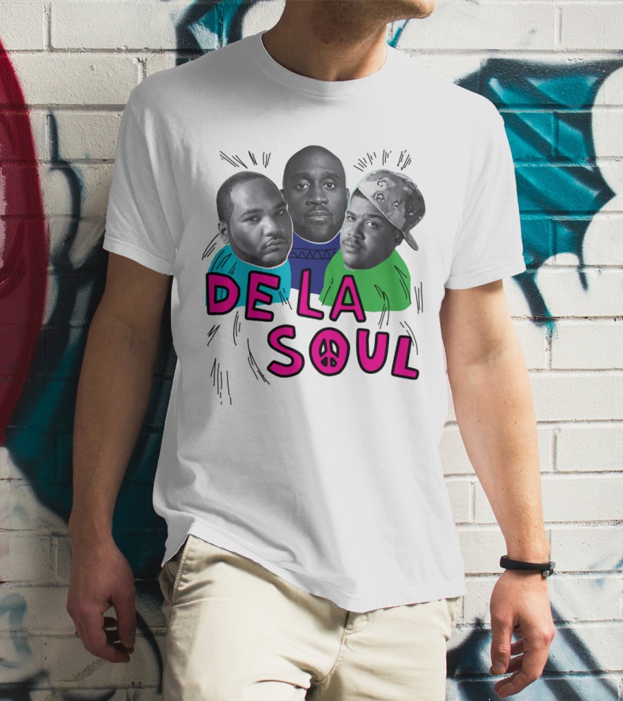 De La Soul Trio Portrait With Peace T-Shirt
