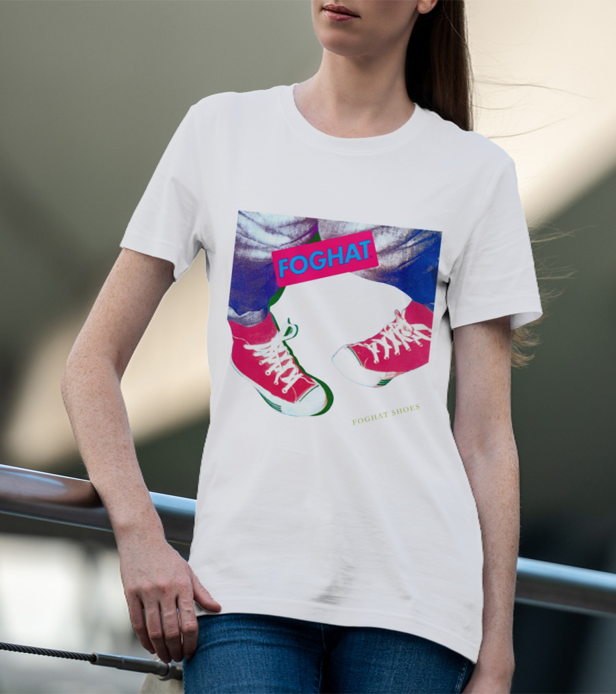 Foghat Shoes Vintage Style Retro Sneakers T-Shirt