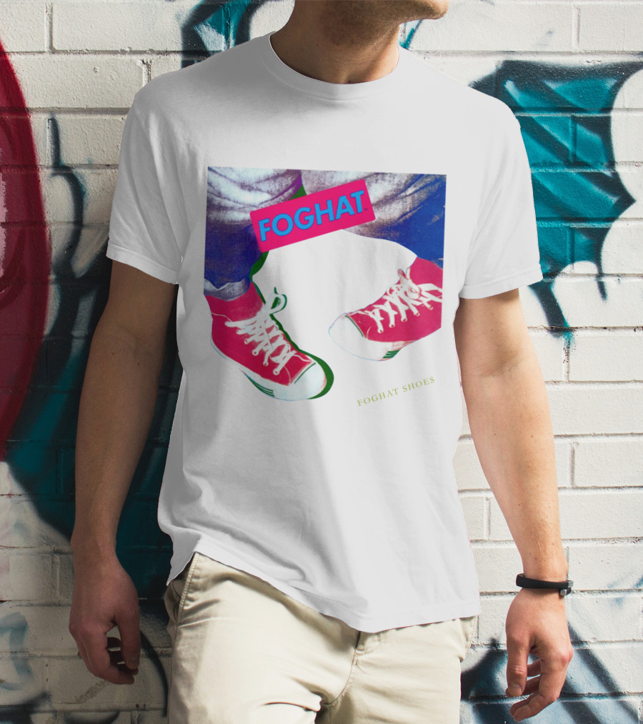 Foghat Shoes Vintage Style Retro Sneakers T-Shirt