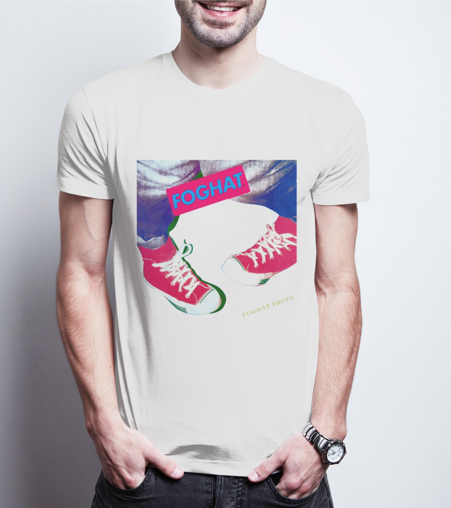 Foghat Shoes Vintage Style Retro Sneakers T-Shirt