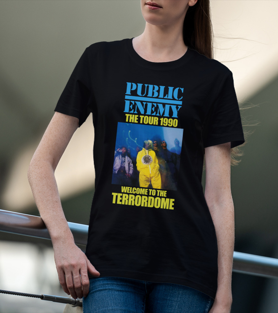 Public Enemy The Tour 1990 Welcome To The Terrordome T-Shirt