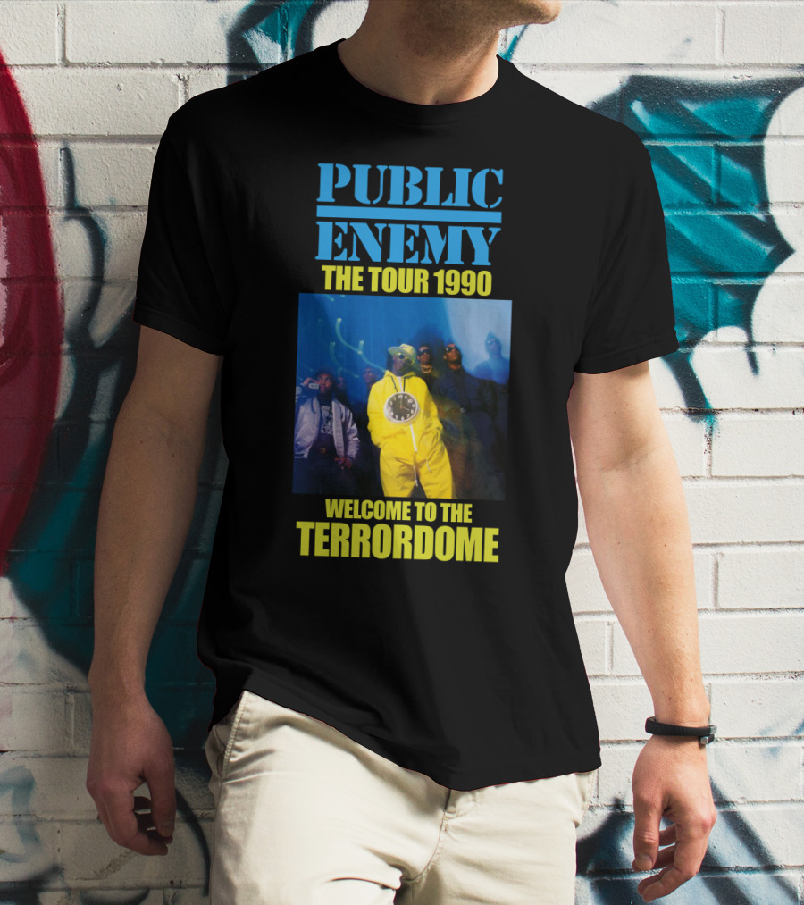 Public Enemy The Tour 1990 Welcome To The Terrordome T-Shirt