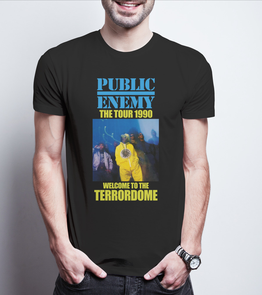 Public Enemy The Tour 1990 Welcome To The Terrordome T-Shirt