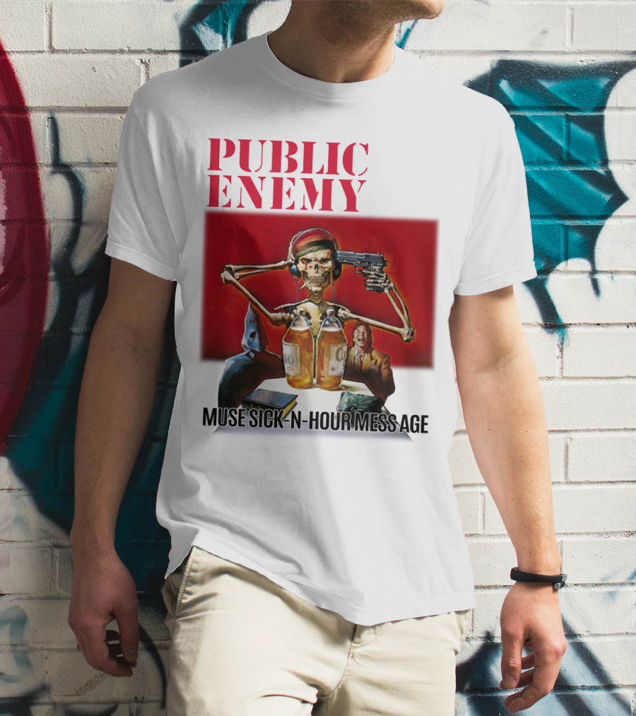 Public Enemy Muse Sick-N-Hour Mess Age T-Shirt