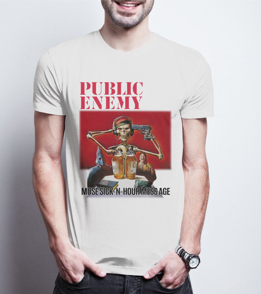 Public Enemy Muse Sick-N-Hour Mess Age T-Shirt