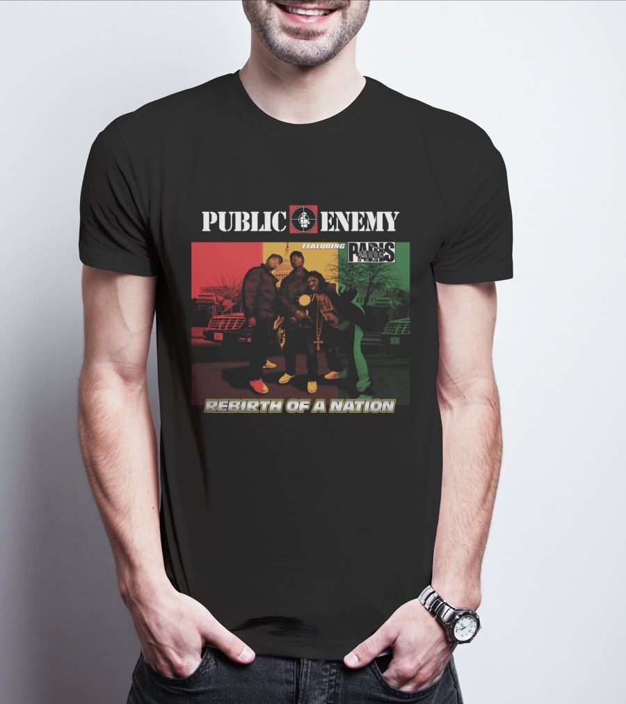 Public Enemy Rebirth Of A Nation Featuring Paris T-Shirt