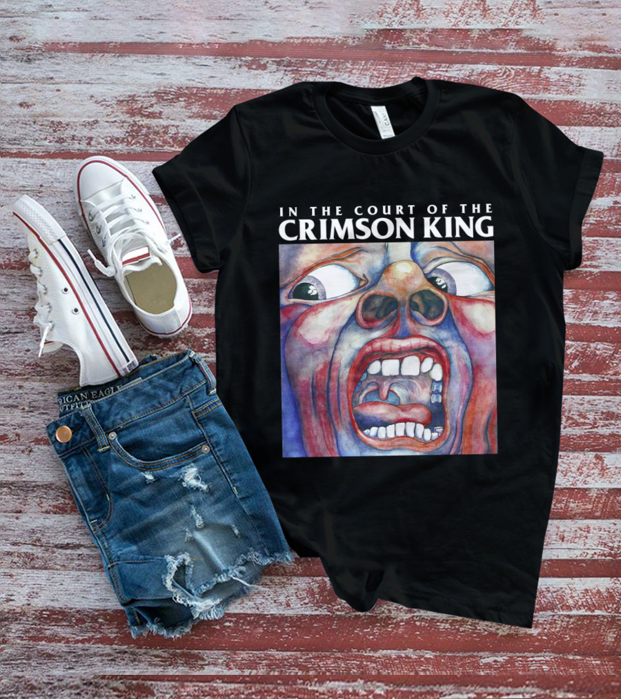 In The Court Of The Crimson King King Crimson Album Cover Iconic Artwork T-Shirt