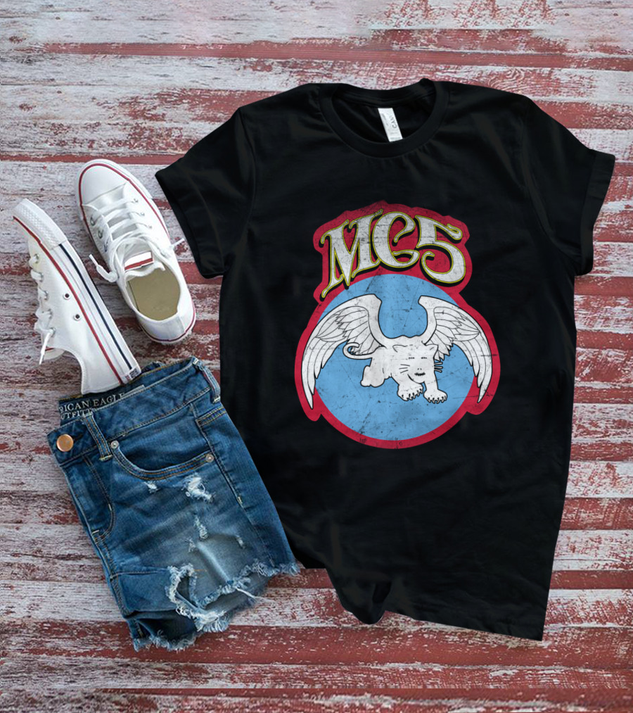 Mc5 Kick Out The Jams Winged Panther T-Shirt