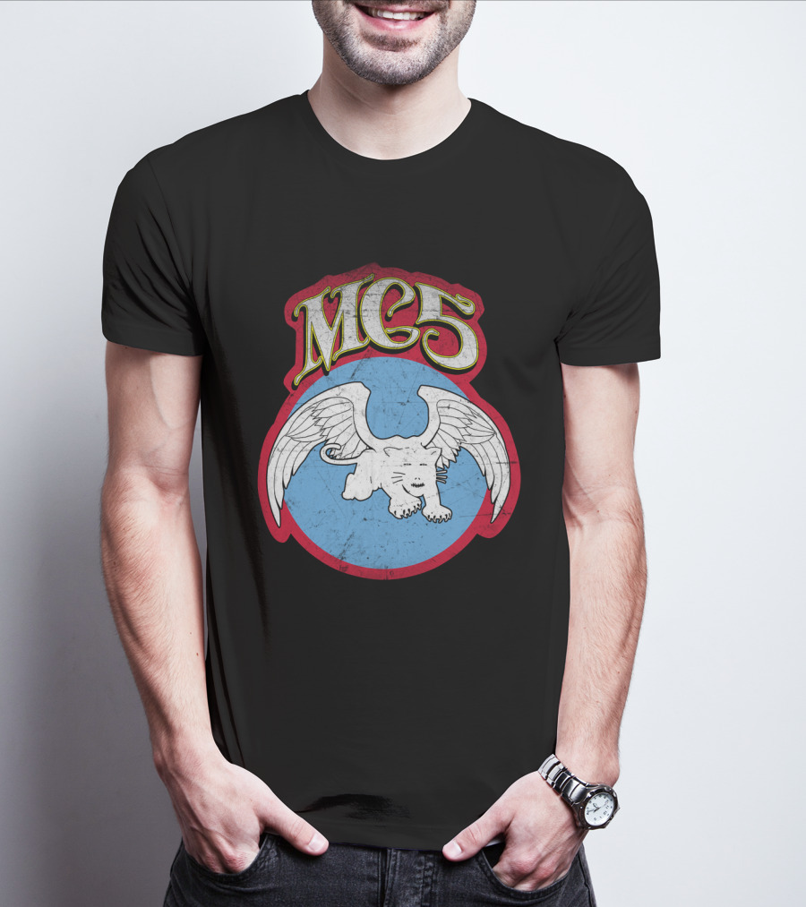 Mc5 Kick Out The Jams Winged Panther T-Shirt