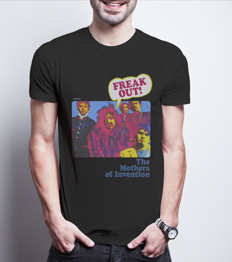Freak Out The Mothers Of Invention Vintage Album Cover T-Shirt