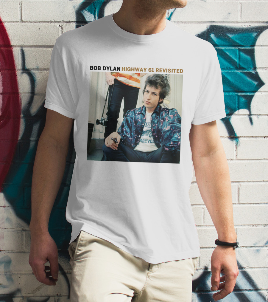 BOB DYLAN HIGHWAY 61 REVISITED 1965 ICONIC ALBUM COVER IMAGE T-Shirt