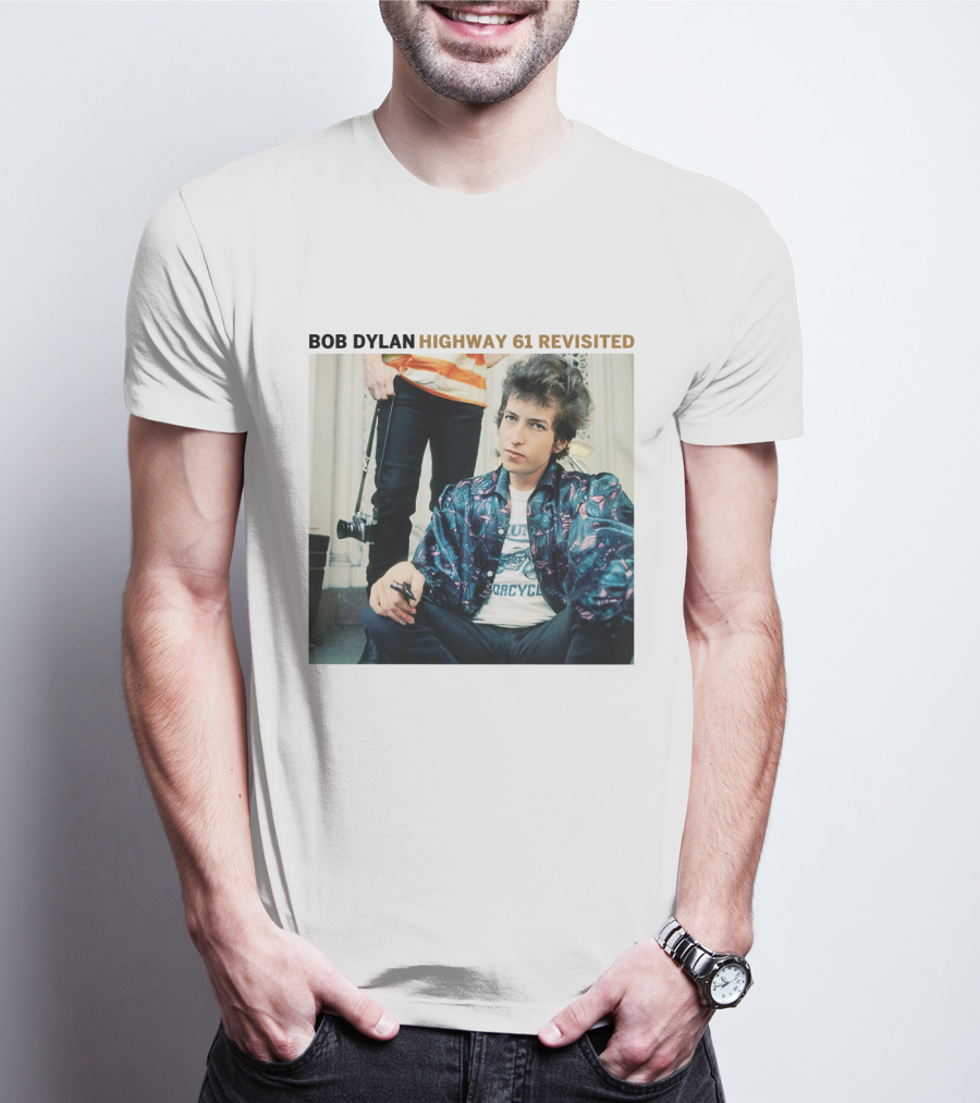BOB DYLAN HIGHWAY 61 REVISITED 1965 ICONIC ALBUM COVER IMAGE T-Shirt