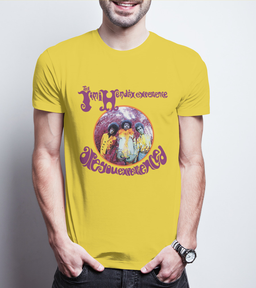 The Jimi Hendrix Experience Are You Experienced Psychedelic Band Image T-Shirt