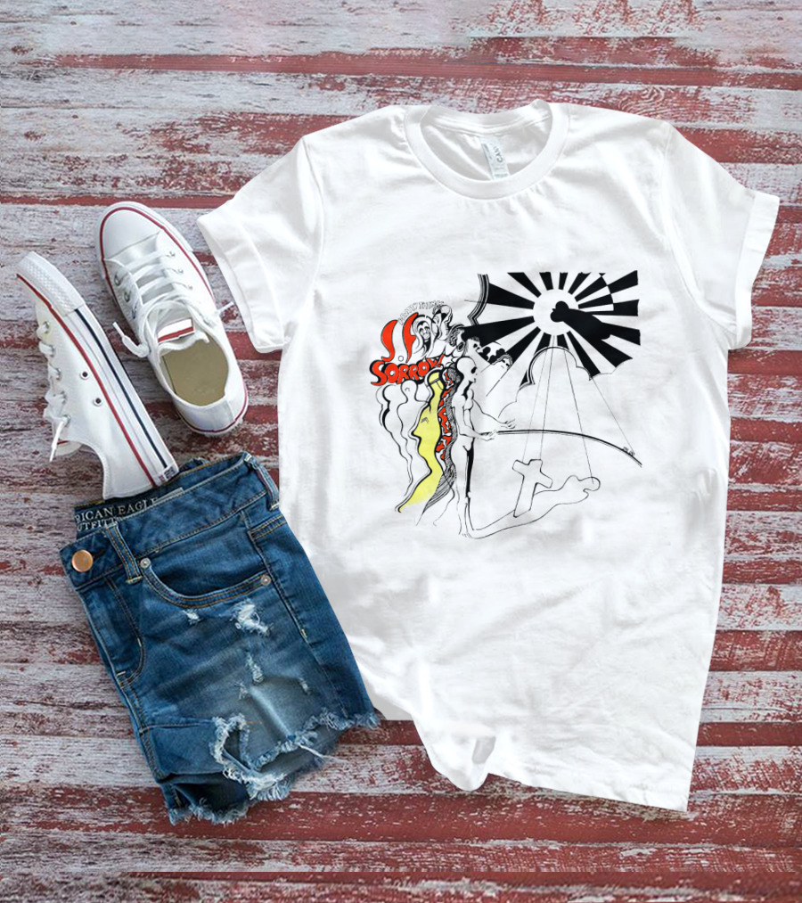 The Pretty Things SF Sorrow Psychedelic Cloud Sun Cross T-Shirt