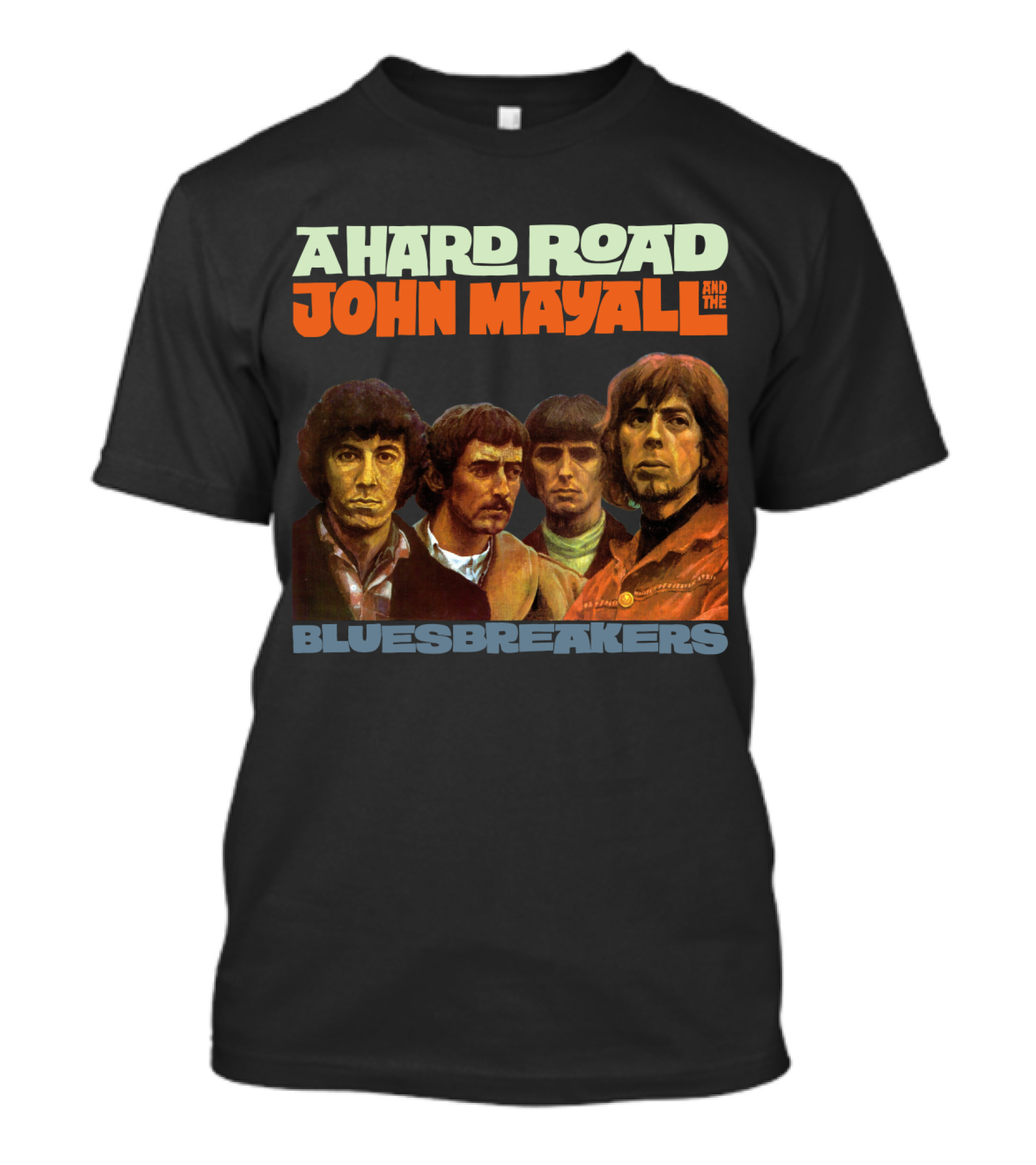 John Mayall And The Bluesbreakers A Hard Road Album Cover T-Shirt