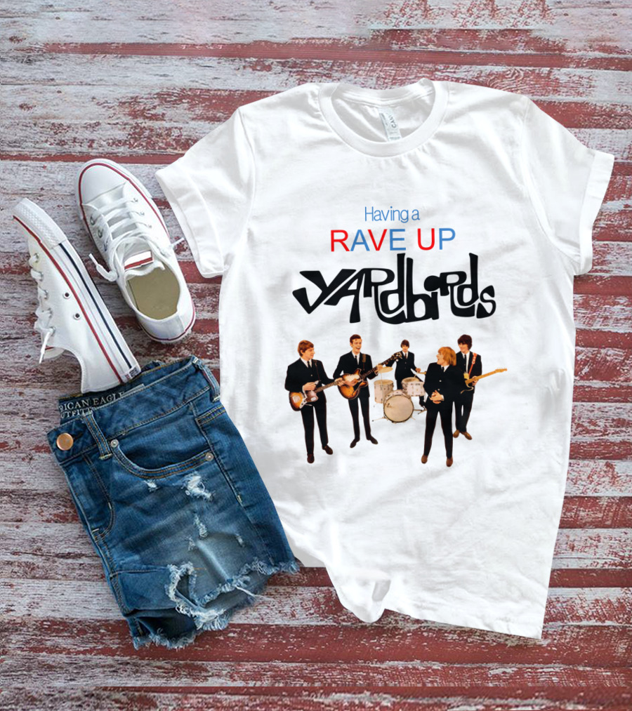 Yardbirds Having A Rave Up Band Performance T-Shirt
