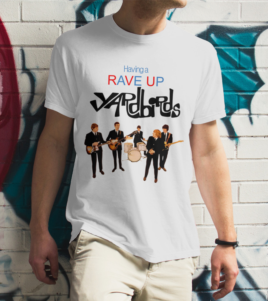Yardbirds Having A Rave Up Band Performance T-Shirt