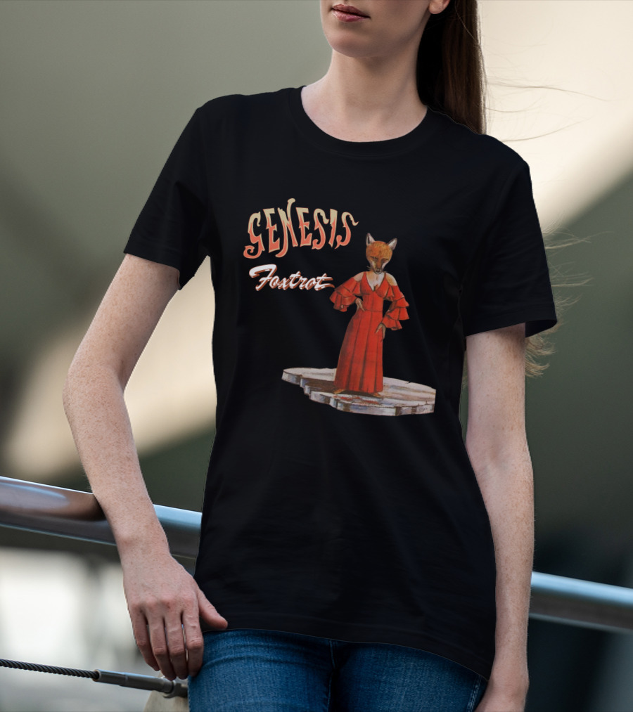 Genesis Fox In Red Dress Foxtrot T-Shirt