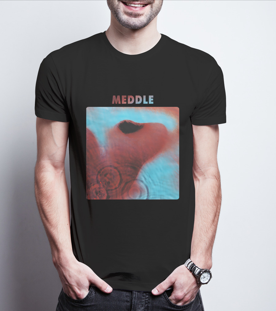 Meddle Pink Floyd 1971 Album Cover Art Ripples And Ear Theme T-Shirt