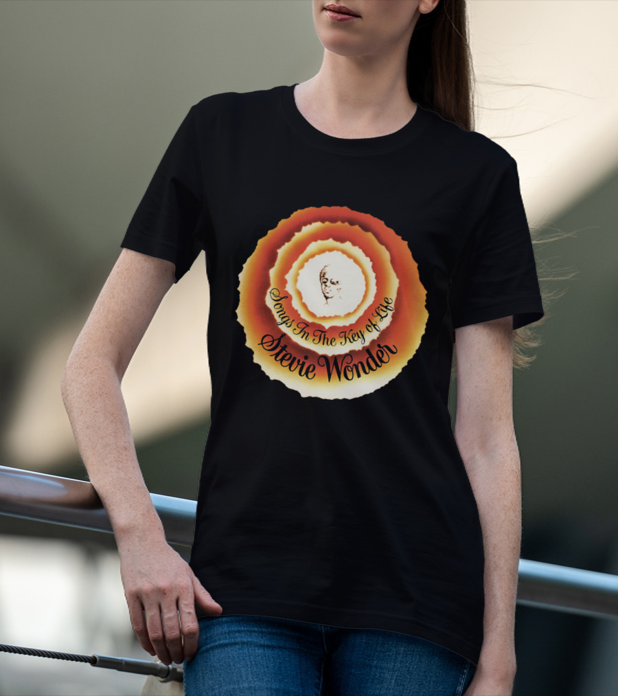 Stevie Wonder Songs In The Key Of Life Vintage Circular T-Shirt
