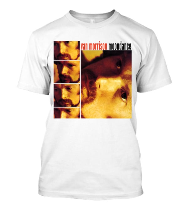 Van Morrison Moondance 1970 Album Cover T-Shirt