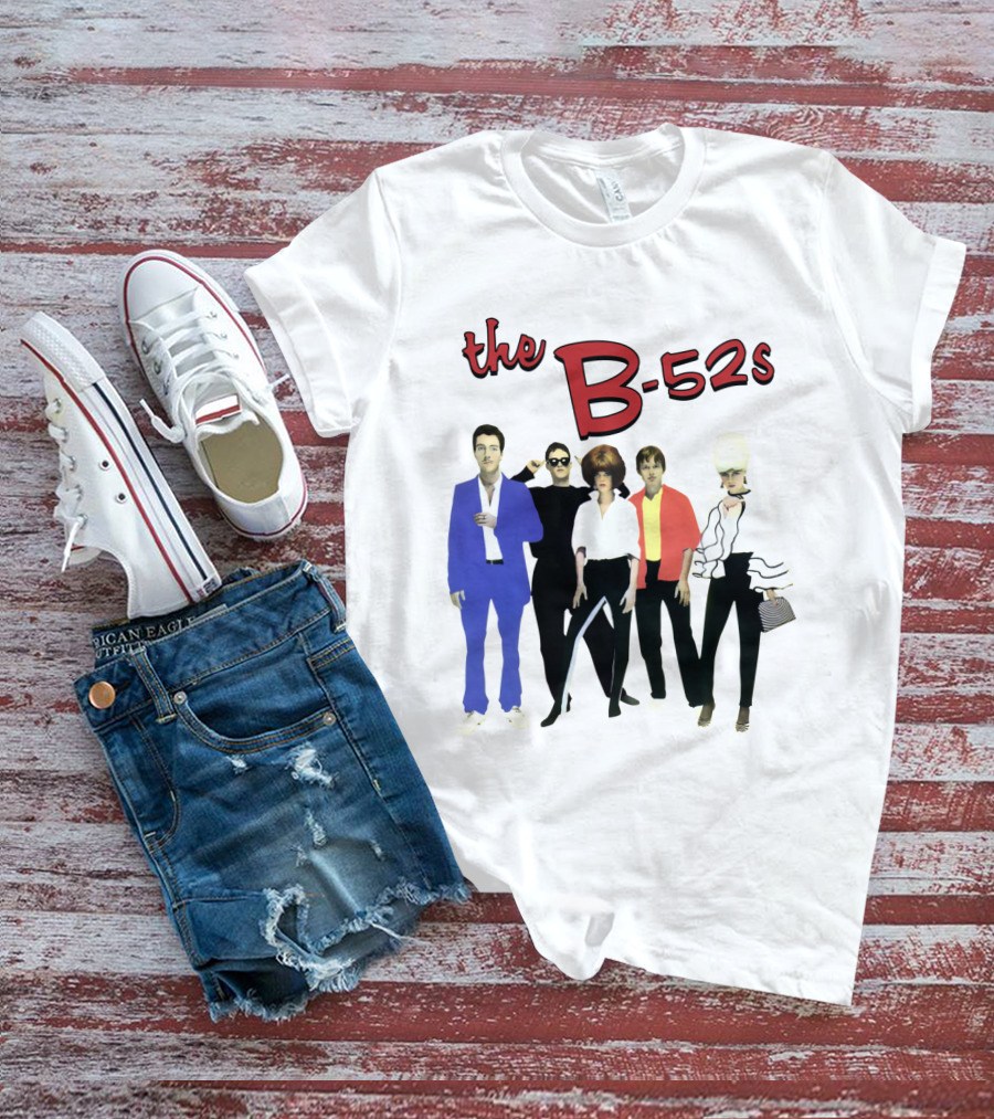 The B-52s Retro Band Lineup T-Shirt
