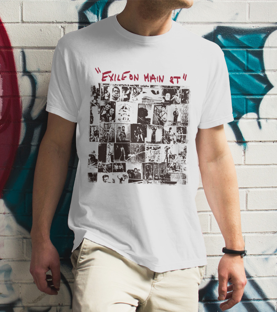 Exile On Main St Collage By The Rolling Stones T-Shirt