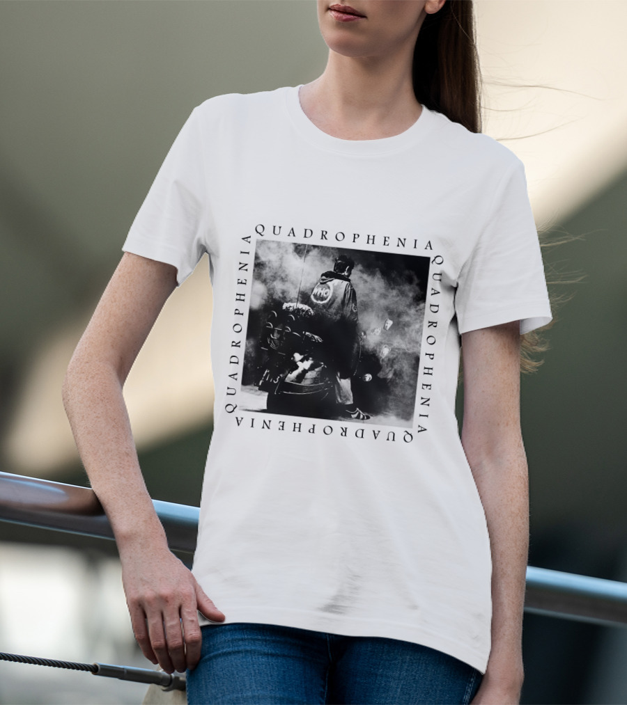 Quadrophenia The Who Motorcycle Jacket Smoke Image T-Shirt