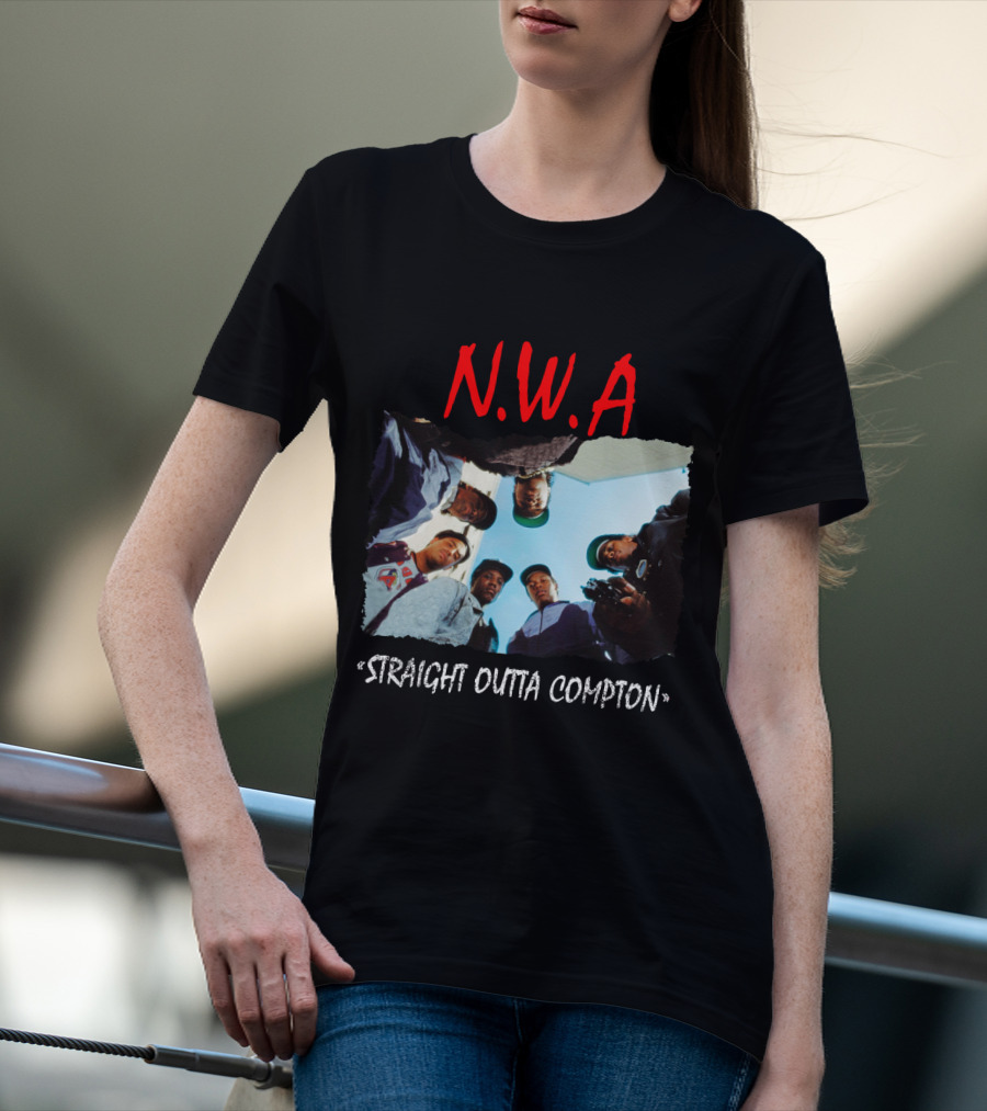 N.W.A Straight Outta Compton Iconic Group Photo T-Shirt