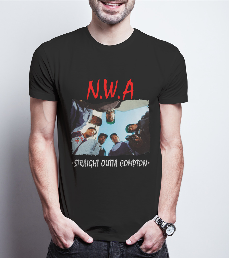 N.W.A Straight Outta Compton Iconic Group Photo T-Shirt