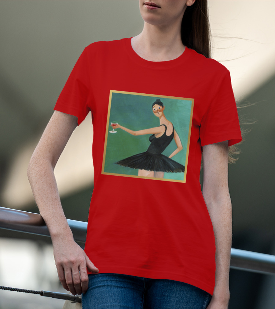 Kanye West My Beautiful Dark Twisted Fantasy Ballerina Cover Art T-Shirt