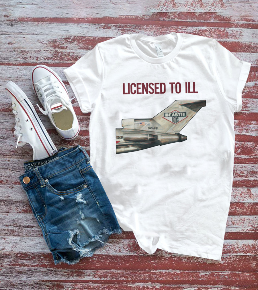 Beastie Boys Licensed To Ill Airplane Tail T-Shirt