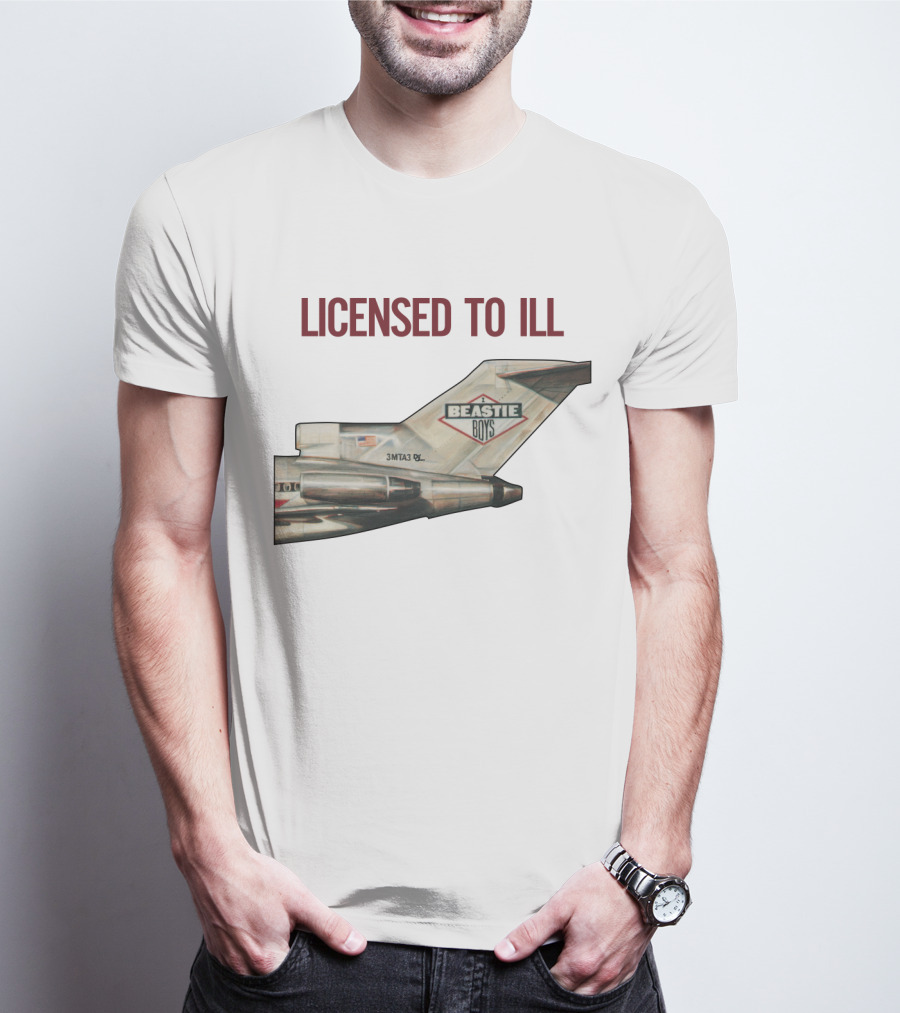 Beastie Boys Licensed To Ill Airplane Tail T-Shirt