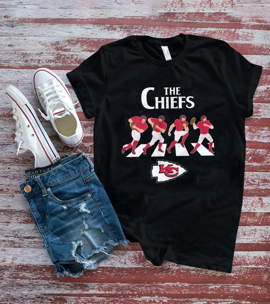 Kansas City Chiefs Abbey Road Football Players Kc T-Shirt