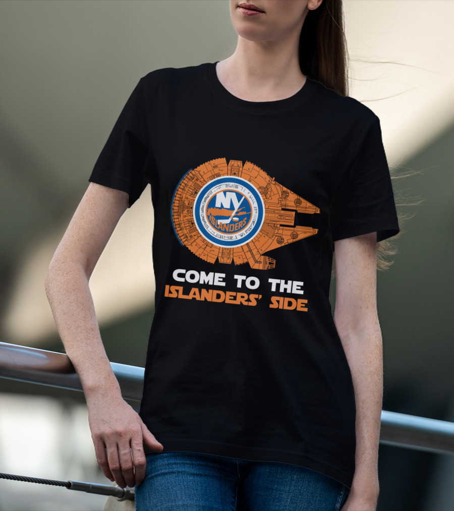 New York Islanders Millennium Falcon Come To The Islanders' Side T-Shirt