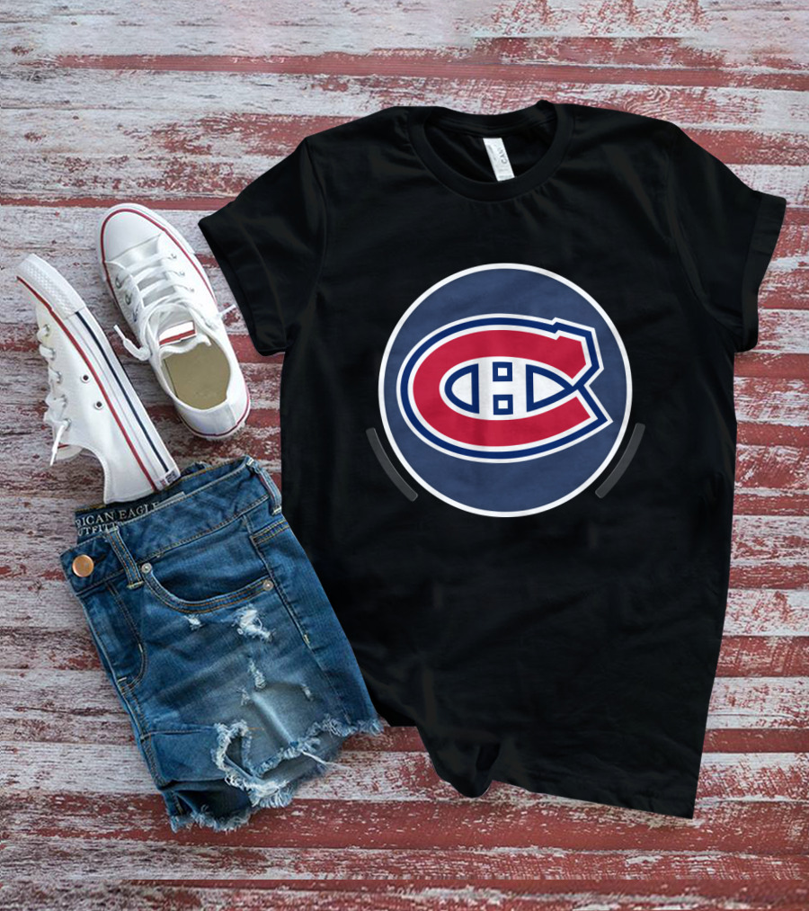 Montreal Canadiens Power Decal Logo Emblem T-Shirt