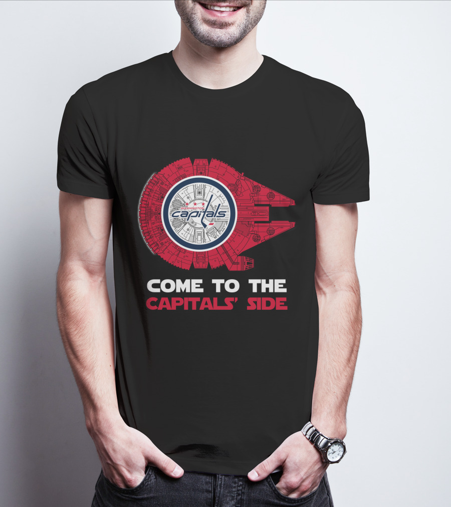 Washington Capitals Millennium Falcon Come To The Capitals' Side T-Shirt