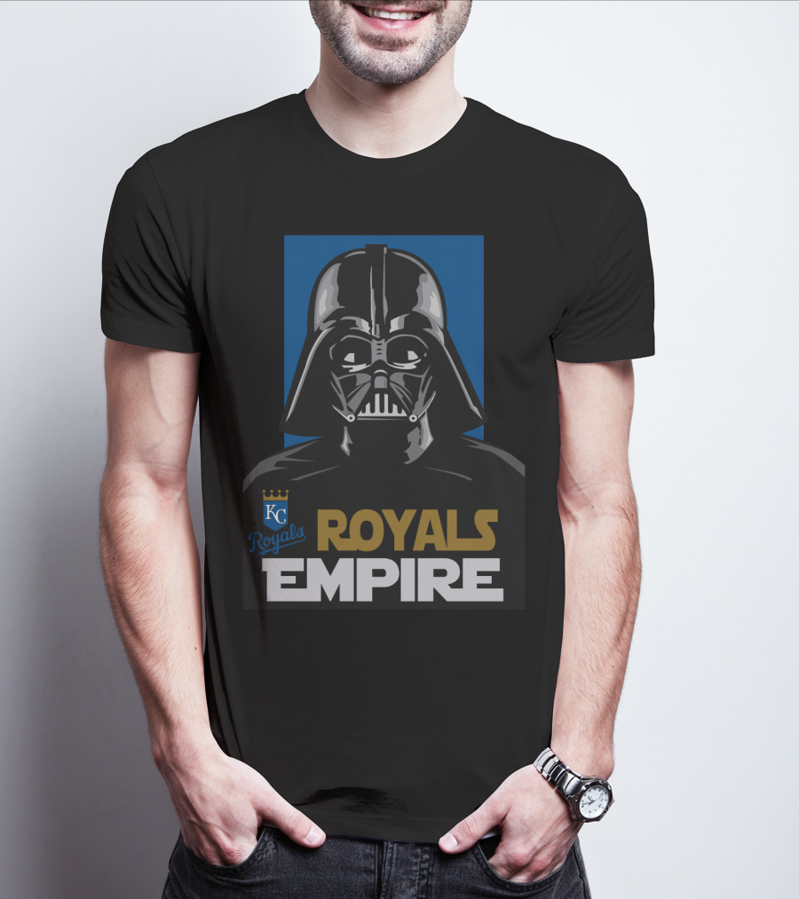 Kansas City Royals Empire Darth Vader Royals Empire T-Shirt